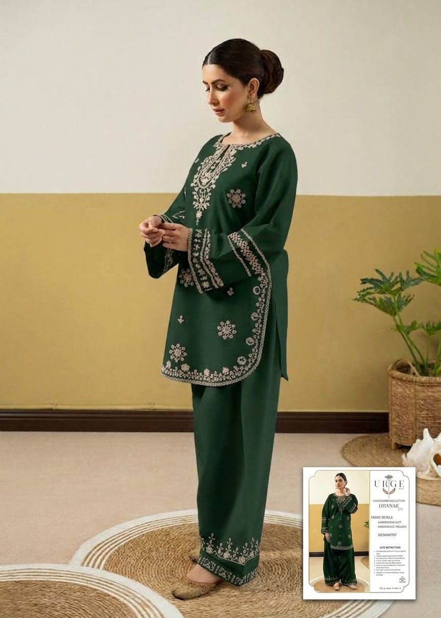 URGE 2PC DHANAK EMBROIDERY SC 01