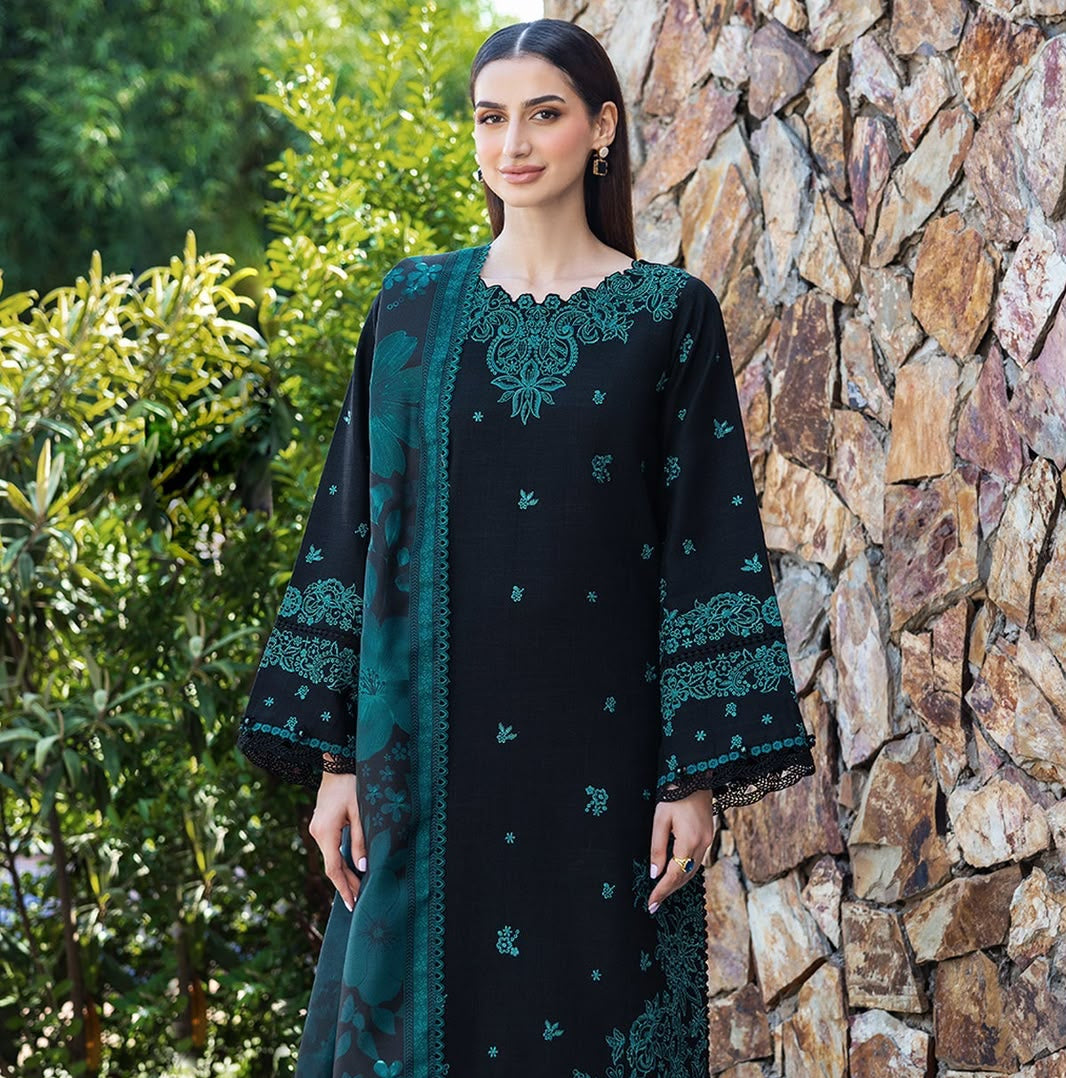 FARASHA 3PC DHANAK EMBROIDERY SC 5