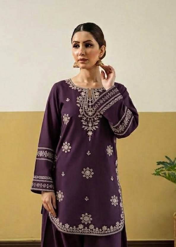 URGE 2PC DHANAK EMBROIDERY SC 04
