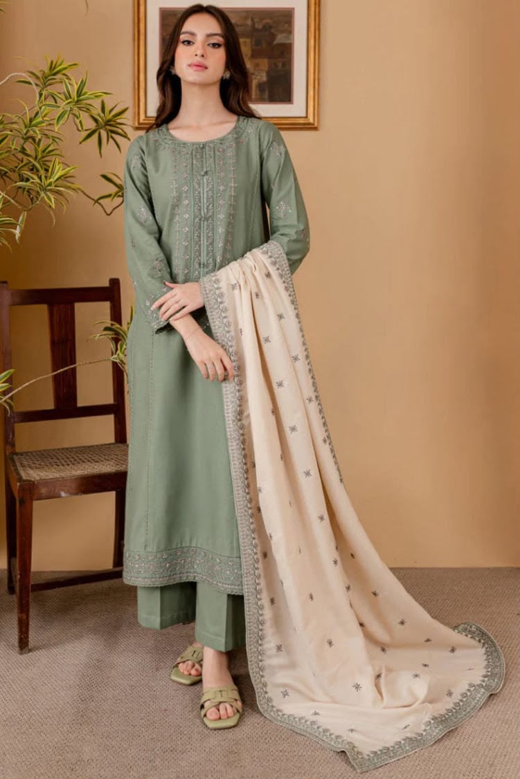 BATIK 3PC DHANAK EMBROIDERY SC 11