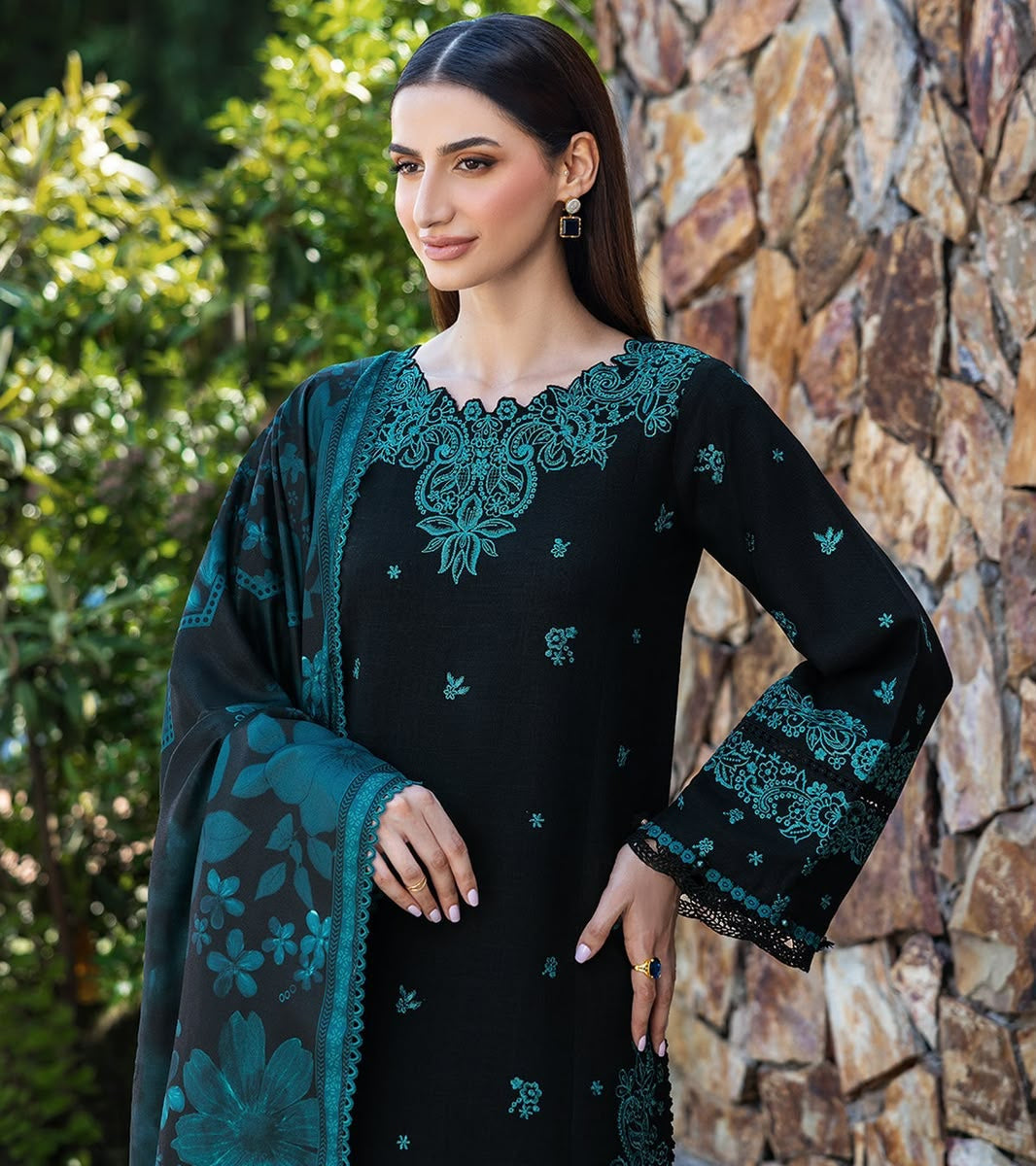 FARASHA 3PC DHANAK EMBROIDERY SC 5