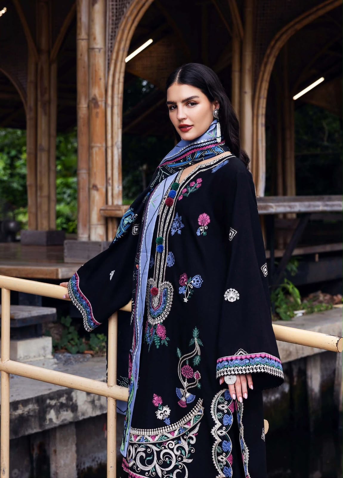 MUSHQ 3PC DHANAK PREMIUM EMBROIDERY SC 27