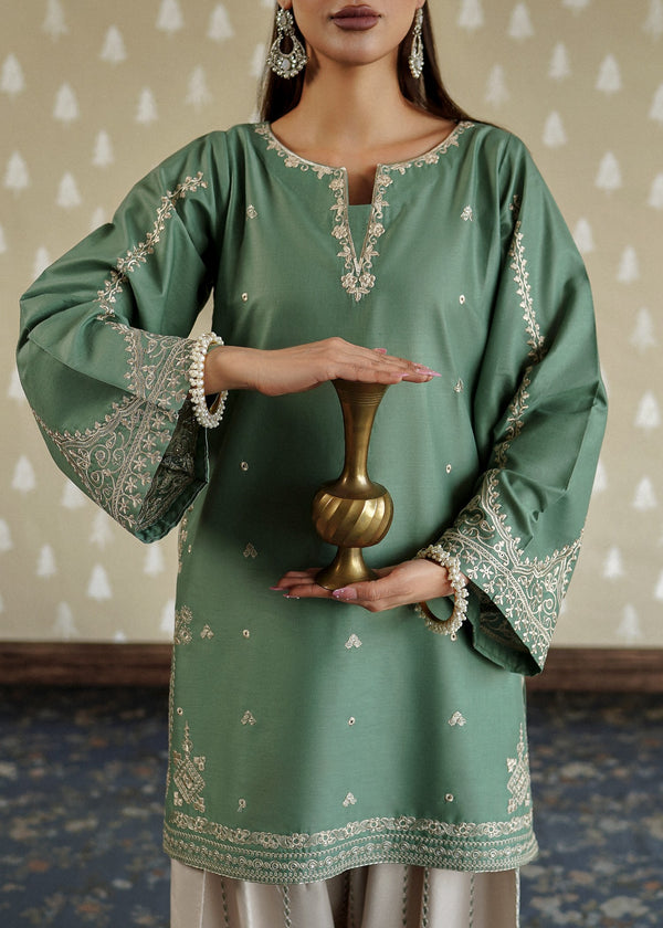 URGE 2PC DHANAK EMBROIDERY SC 12