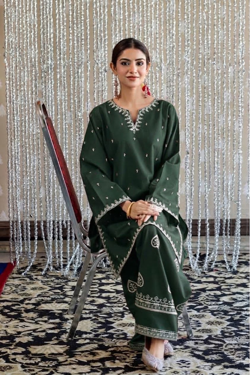 URGE 2PC DHANAK EMBROIDERY SC 07