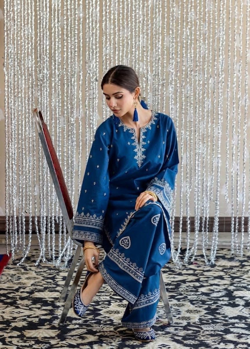 URGE 2PC DHANAK EMBROIDERY SC 08