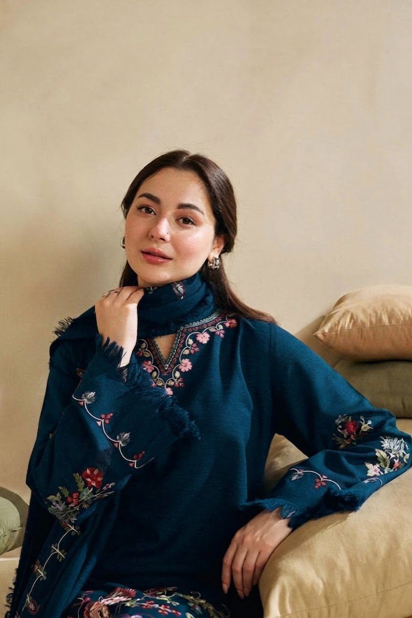 COCO BY ZARA SHAH JAHAN 3PC DHANAK EMBROIDERY SC 08