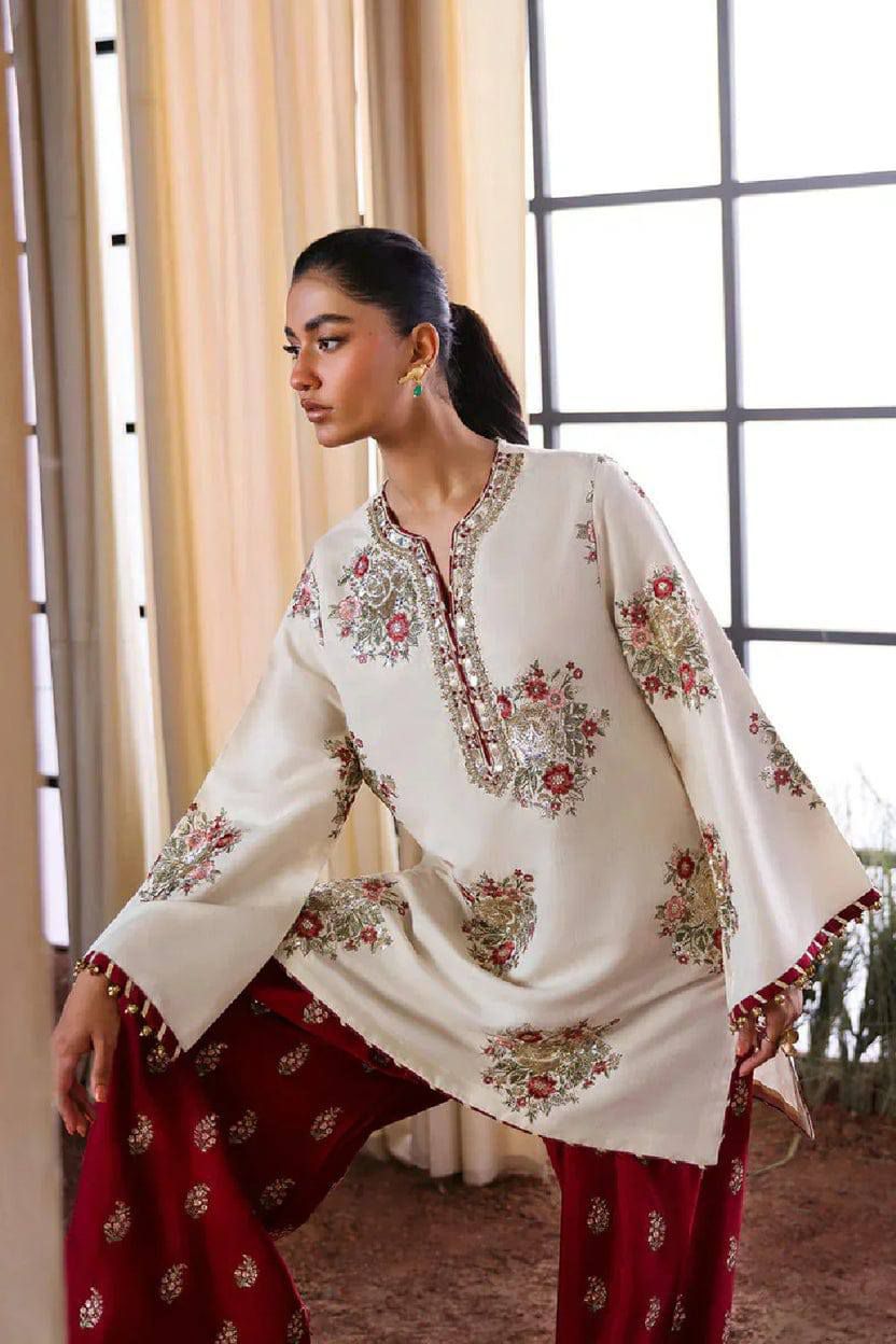 ETHNIC 2PC DHANAK EMBROIDERY SC 18