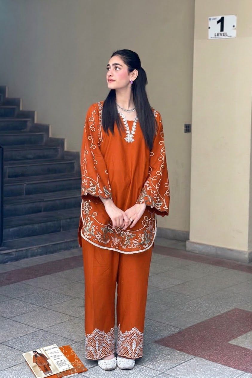 PEZWAAN 2PC DHANAK EMBROIDERY SC 21