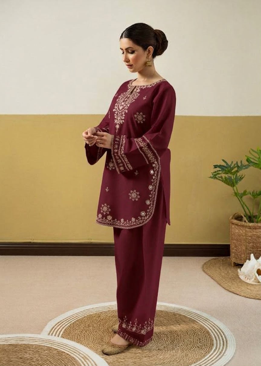 URGE 2PC DHANAK EMBROIDERY SC 03