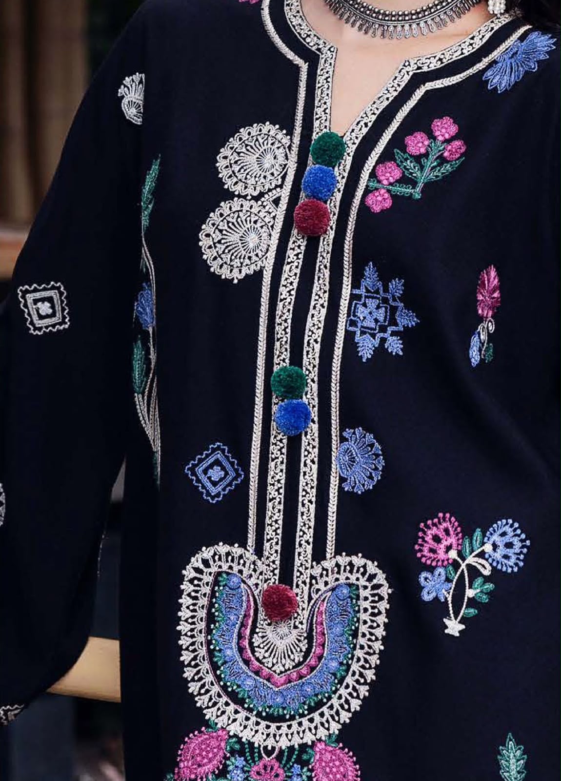 MUSHQ 3PC DHANAK PREMIUM EMBROIDERY SC 27