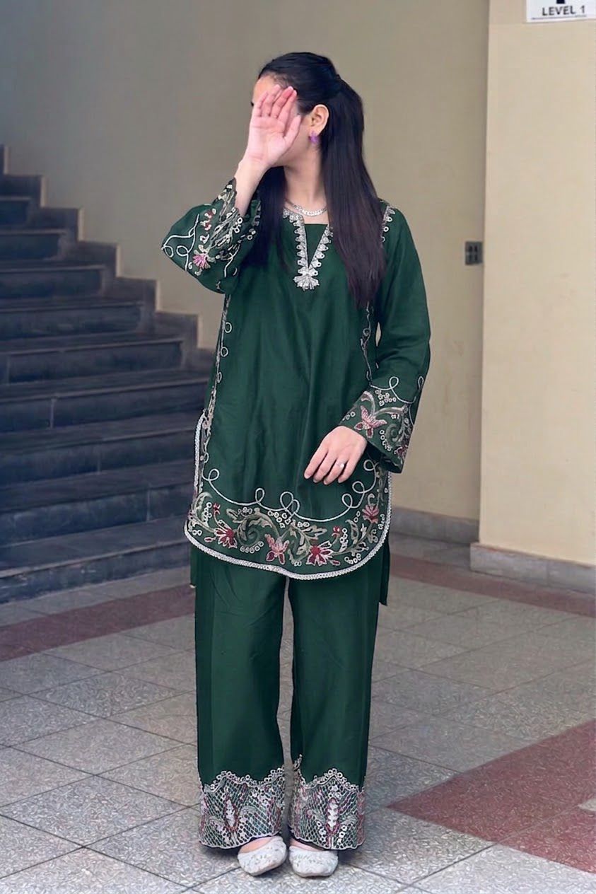PEZWAAN 2PC DHANAK EMBROIDERY SC 19
