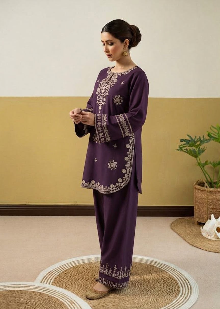 URGE 2PC DHANAK EMBROIDERY SC 04