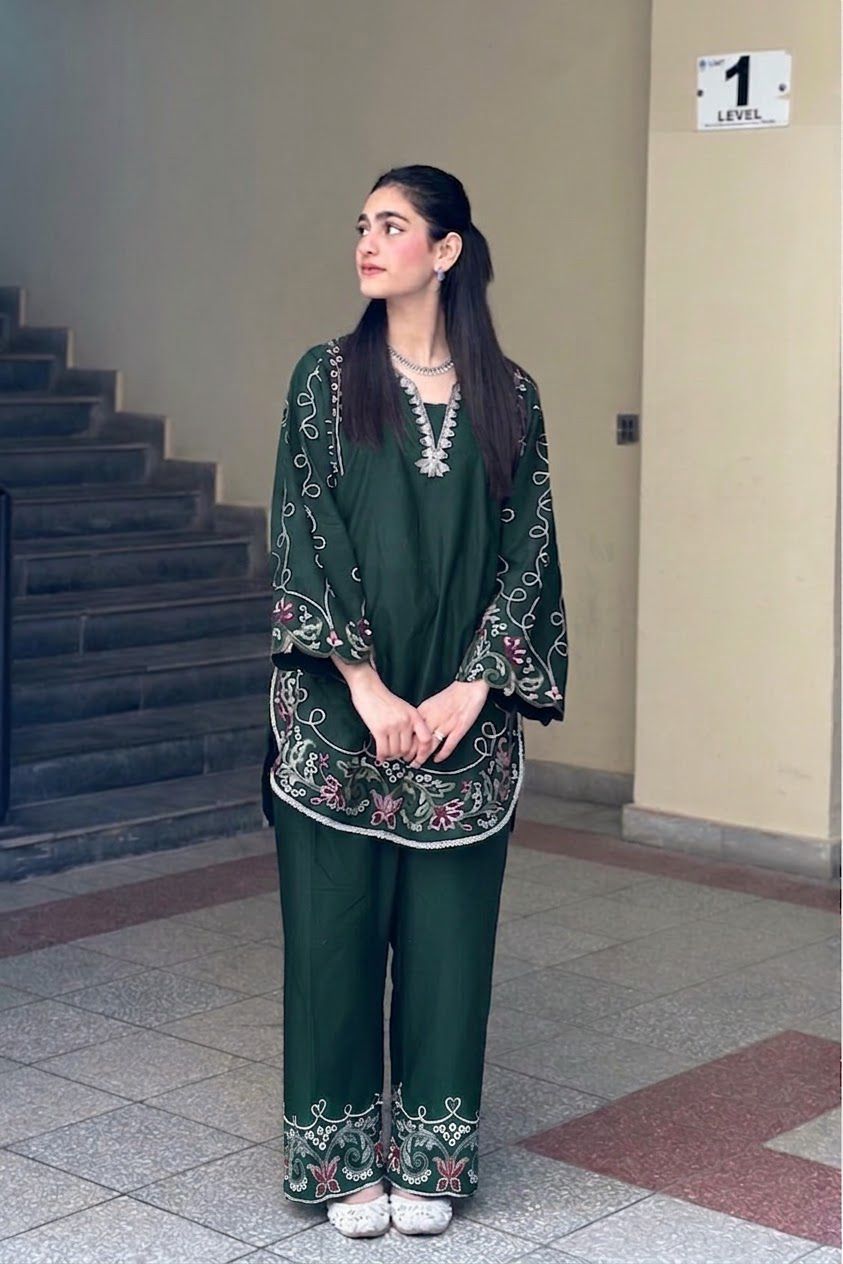 PEZWAAN 2PC DHANAK EMBROIDERY SC 19