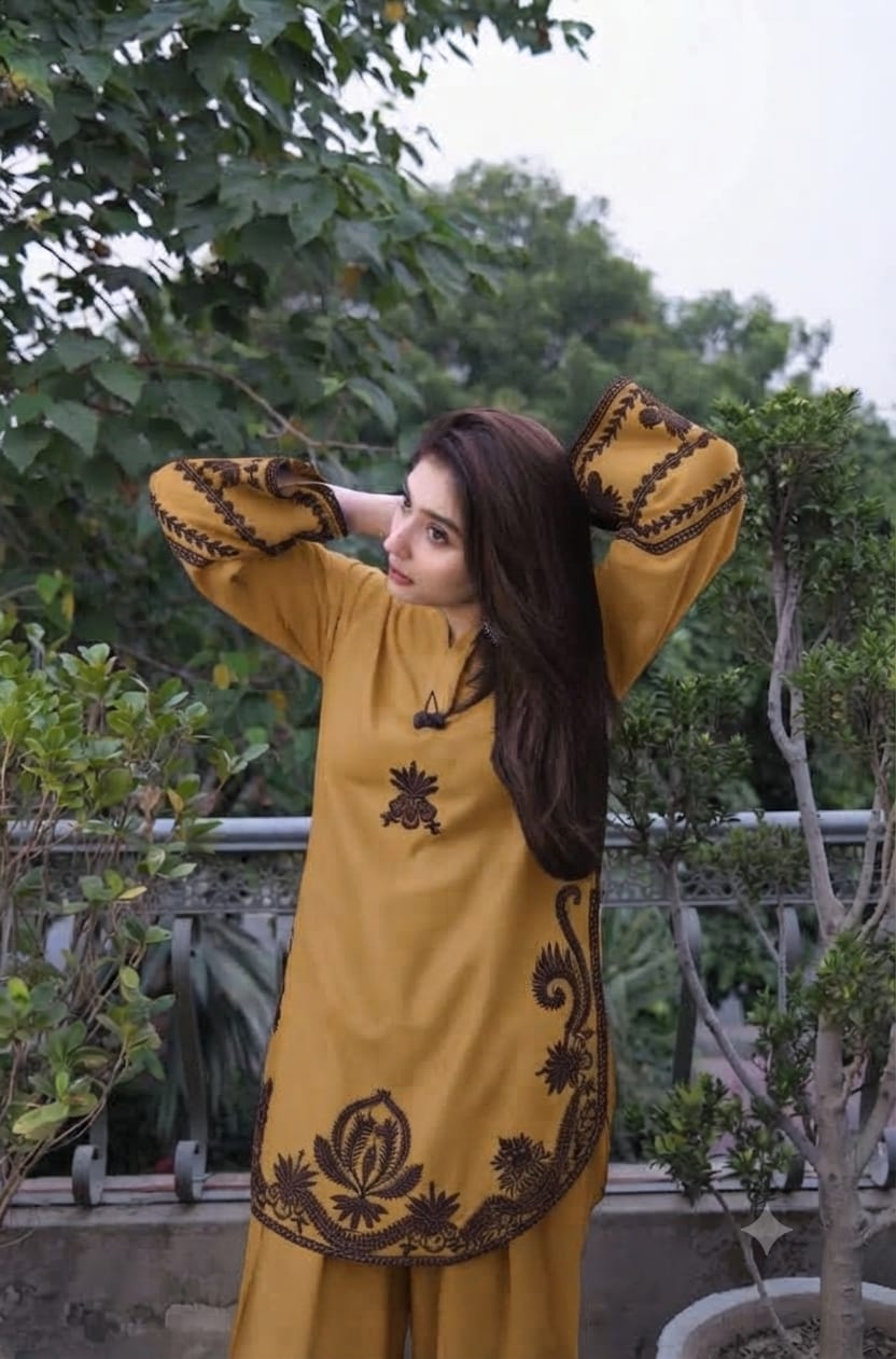 URGE 2PC DHANAK EMBROIDERY SC 11