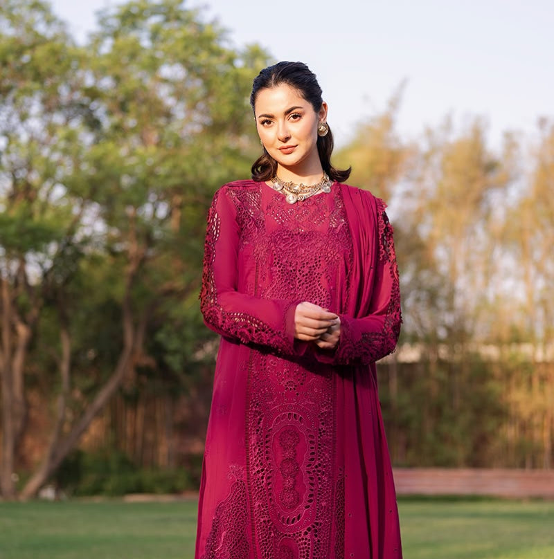 ZARA SHAH JAHAN 3PC DHANAK HEAVY CHICKEN KARI SC 8